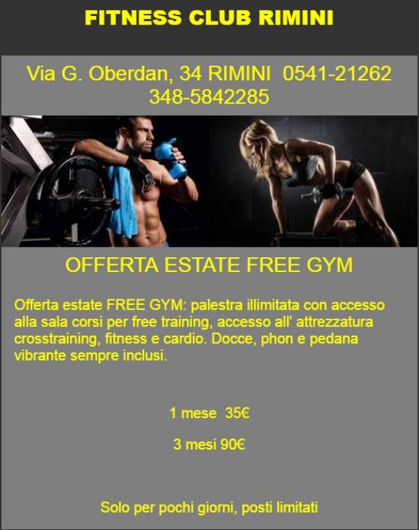 Estate free gym