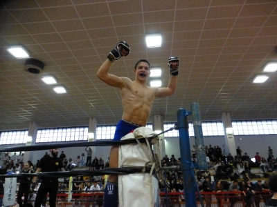 Lunardini Marco campione Emilia-Romagna di MMA  e KickBoxing 2015