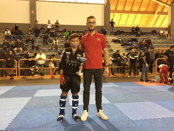 Kick Boxing Rimini-Andrea Pecci  dell’ accademia arti marziali Rimini vince il torneo Speranze -Novembre 2018