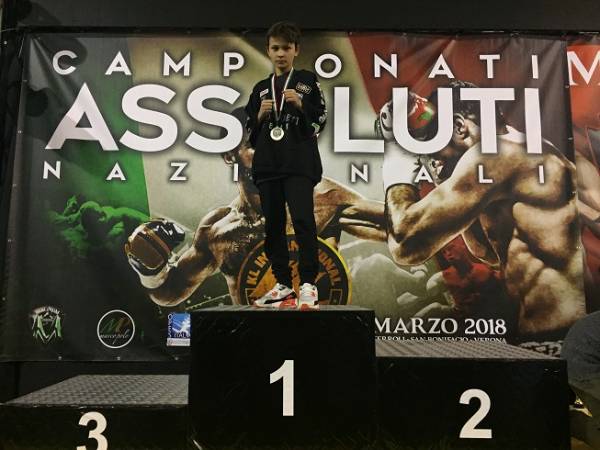Kick Boxing Rimini-Andrea Pecci campione d’Italia  – Verona Marzo 2018