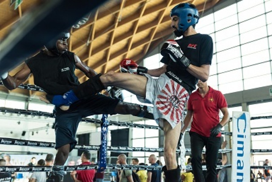 Foto Andrea Costa (professionista) Gara Fiera del Fitness- Maggio 2018