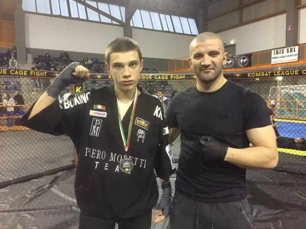 MMA Rimini- Nicolae Andronic Campione d’Italia Juniores Kombat league- Febbario 2019