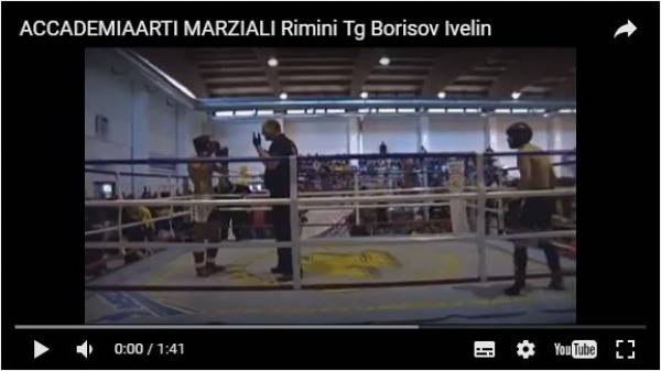 ACCADEMIA ARTI MARZIALI Rimini -Tg Borisov Ivelin vince in Kick Boxing