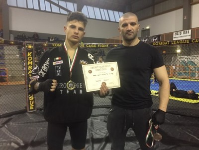 MMA Rimini-  Daniel Lanna , dell’ accademia arti Marziali Rimini, campione d’Italia –Febbraio 2019