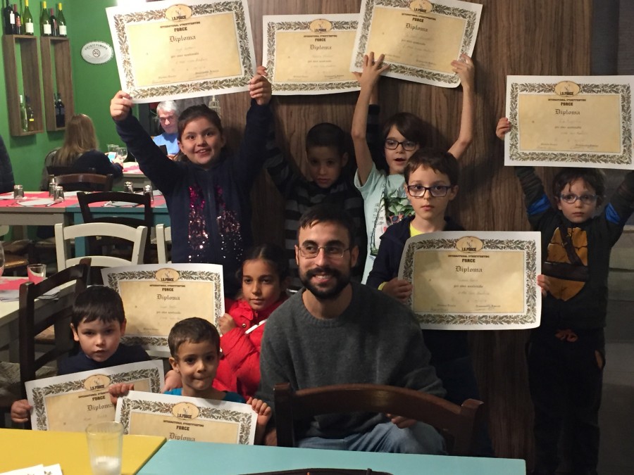 Arti marziali bimbi-Diploma primo mese - ottobre 2018