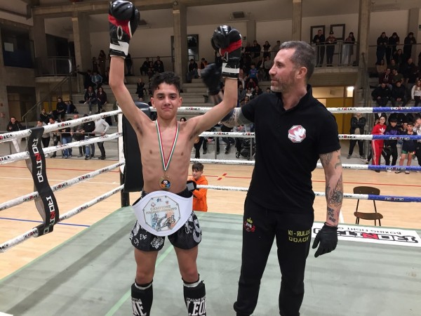 Accademia arti marziali Rimini- Ignazio De Benedictis vince Titolo Italiano Kick boxing K1- Marzo 23.