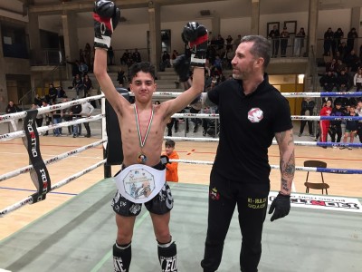 Accademia arti marziali Rimini- Ignazio De Benedictis vince Titolo Italiano Kick boxing K1- Marzo 23.