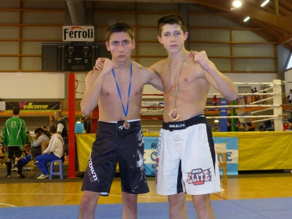 Lombardini Marco oro in kick boxing alla coppa Italia Kombat League -febbraio 2014