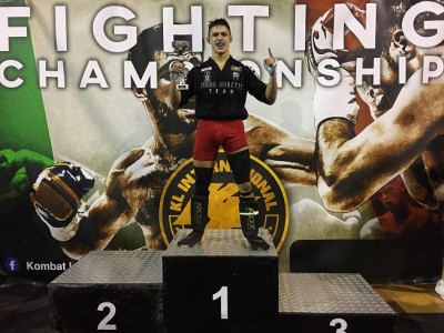 Kick boxing  Rimini-Marco Lunardini vince Kick Boxing  – 67 kg  -Novembre 2018