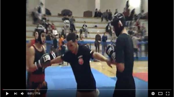 Kick boxing Rimini Ricciotti Francesco dell&#039; accademia arti marziali  vince Torneo  -Reggio emilia 12/11/2017