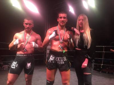 Kick Boxing Rimini-Accademia arti marziali Rimini: tre ori al torneo Gladiators XVI –Novembre 2017