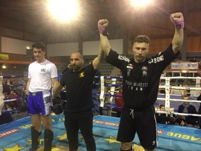 Kick boxing Rimini-  Alex Parrotta (accademia arti marziali Rimini) campione  d’Italia- Febbraio 2019